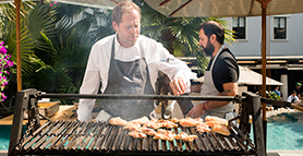 Brunch con Los Chefs Enrique Olvera y David Kinch en el Restaurante Moxi