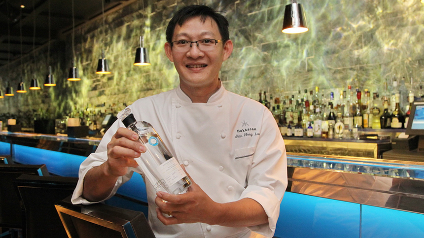Chef Jian Heng Loo with Tequila Casa Dragones