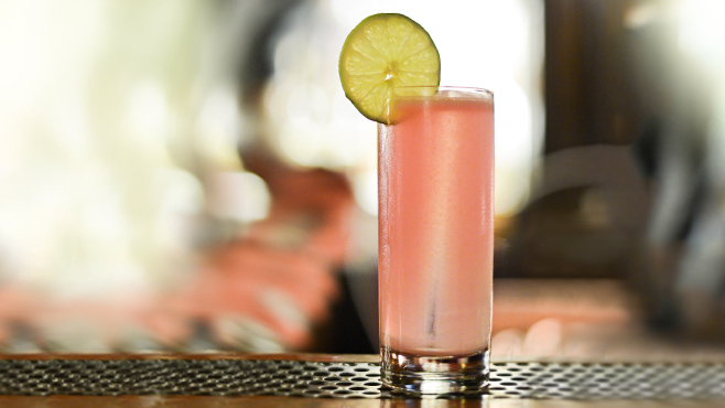 Pink Panther Tequila Cocktail Made With Casa Dragones