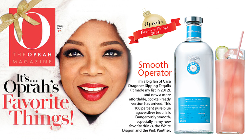 Oprah's favorite things 2014: tequila Casa Dragones