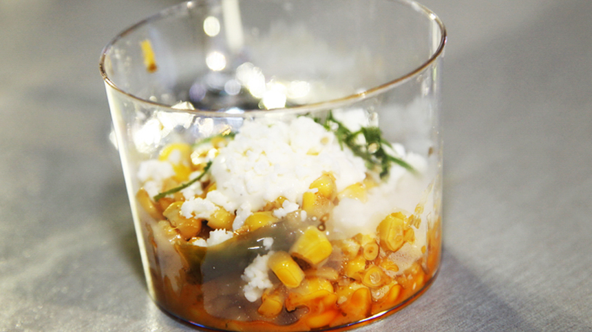 Tequila food Pairings: Esquites with Charred Shishito Peppers