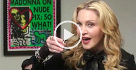 Madonna toasts with Tequila Casa Dragones