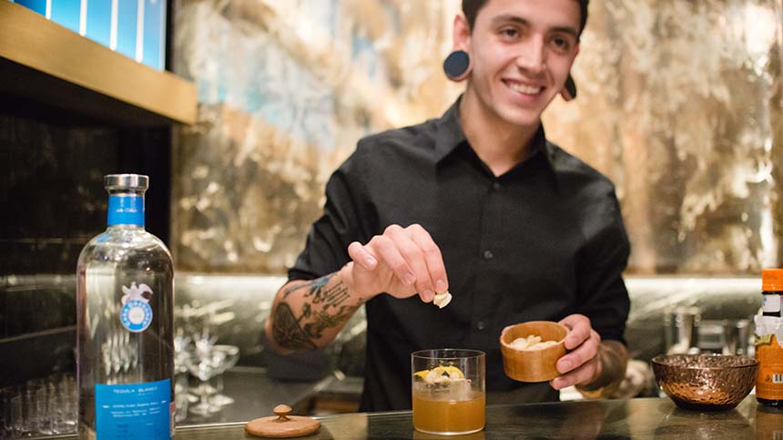 Raúl Torrecilla Bartender Residency at Casa Dragones Tasting Room